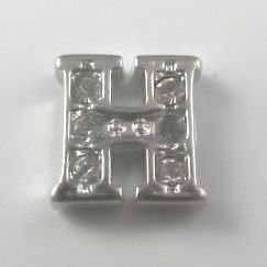 Letter H floating charms, H locket charms,alphabet H charms,grapheme charms
