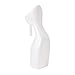 HealthSmart Female Portable Urinal Bottle with Contoured Handle for Incontinence, Lightweight Shatter-Resistant Plastic, 11.5 x 4 inches, 1 Quart Capacity, Clear