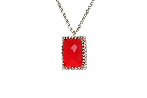 Collier rubis rectangulaire en or : un bijou victorien d'exception - 4