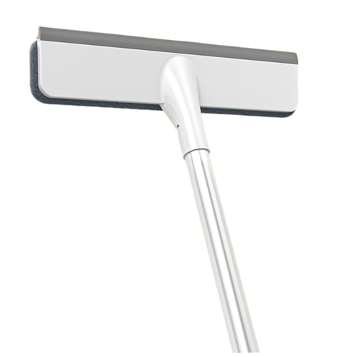 Limpieza de la Ventana Kit de escobilla de Goma Mango Desmontable Limpiador de la Ventana de manija Larga con Poste de extensión, rocío y 3 Almohadillas para el hogar para el hogar.