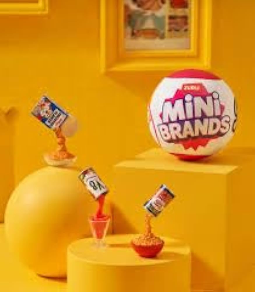 Amazon.co.jp: ZURU MINI BRANDS Retro ／【5 Surprise 】 Mini