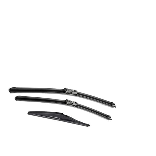 FIXCOR Lot De 3 Balais D'essuie-Glace Avant Et Arrière pour Fiat 500 500C 500L 2009-2023 Balais De Pare-Brise De Hayon Et De Vitres Arrière Balais d'essuie-Glaces