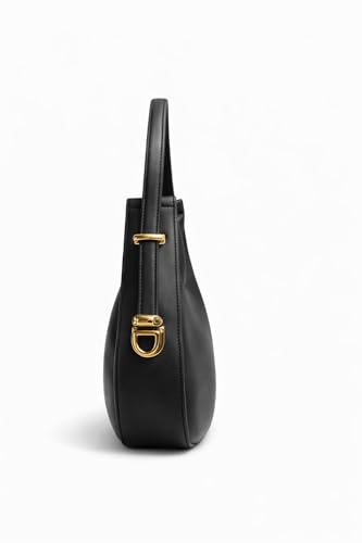 Image of Women's Shoulder & Sling Bag with Zipper Closure, Detachable Long Strap, Spacious Single Compartment Handbag for Daily & Office Use | Trendy Design