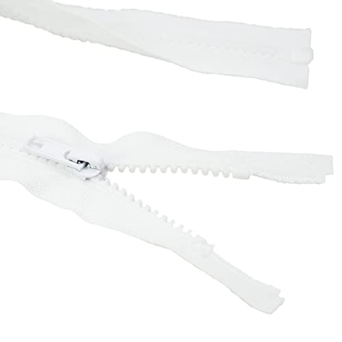 Trimz Zipper, White, 10 Pieces - Image 4