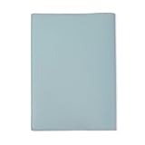 [ aso ] レザーノートカバー 本革 B5サイズ (ペールブルー) bo-bc258