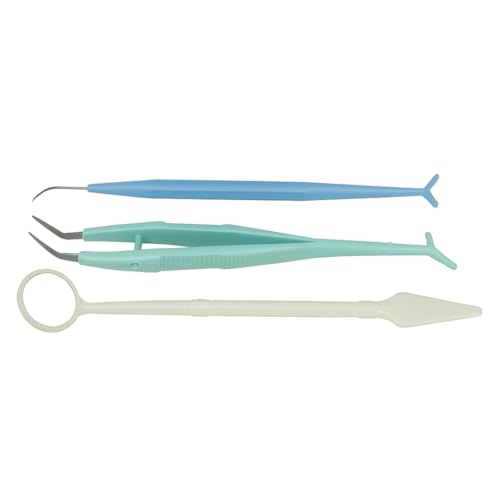 kit exploración dental instrumental estéril y desechable | Listo para usar | Ideal para dentistas, higienistas, estudiantes, enfermeria y medicina