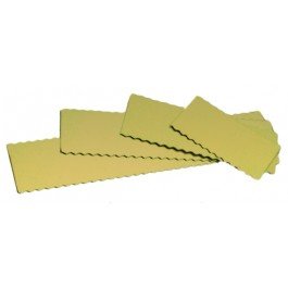 Semelle à bûche or Mallard Ferrière rigide 100 mm support cartonné ingraissable p/50