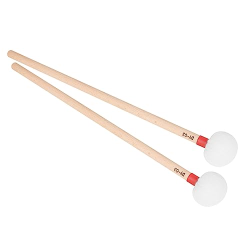 Mazas para percusión de fieltro 2 piezas miniatura 7