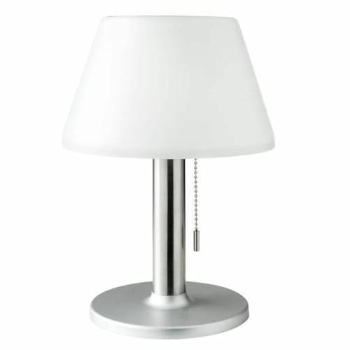 Galix G2 Lampe de Table Solaire Très Eclairante Plastique/Inox Gris