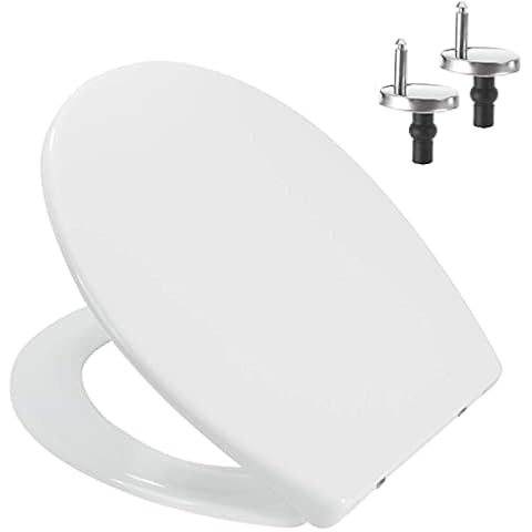 Mass Dynamic Soft Close White Toilet Seat Cover