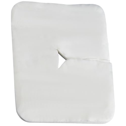 PartyKindom 100pcs Disposable Face Pillow Covers Breathable Headrest Covers for Massage Beds Spa Salon Foot Bath Beauty