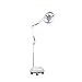 Produktbild 12W/24W Kosmetiklampe Schattenlose Kaltwchte LED Beauty Floor Lampe, 360 Grad rotierende Lampenkopf, Höhe verstellbare Beauty Makeup Tool,White,24W