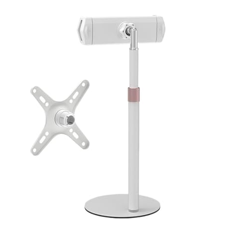 Support moniteur portable hauteur réglable socle écran blanc bureau - 2