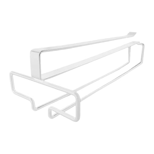Colgador de copas de vino para debajo del gabinete, estante de almacenamiento, soporte de metal para copas de vino, soporte para copas de vino debajo del gabinete, organizador compacto de copas de