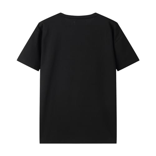 LittleSpring Girls Short Sleeve Tshirt Heart Shaped Flip Sequin Tees2