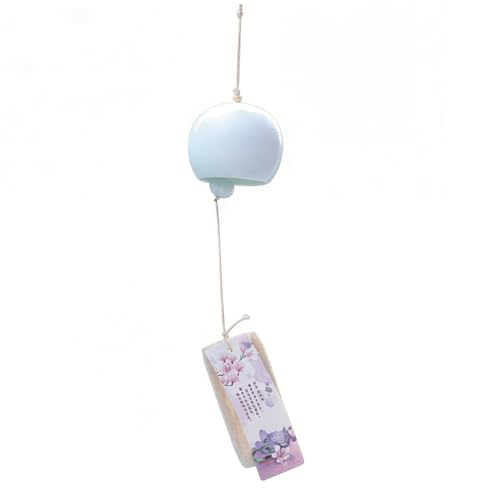 Carillon à Vent Japonais carillons à Vent en céramique pour intérieur/extérieur Petite Cloche Minimaliste pour la décoration intérieure