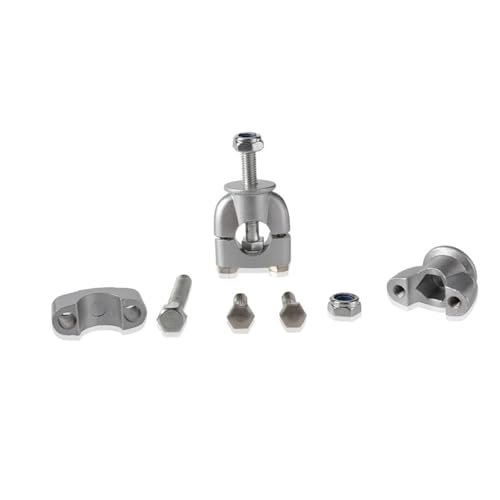 Support de guidon de moto 22 mm avec pontet rehausseur ergonomique anti-fatigue