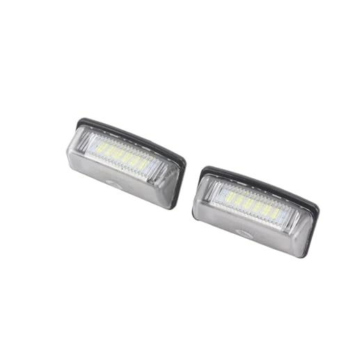 Luces de matrícula LED 6000K para Toyota Alphard Wish Noah y Voxy trasero SMD 3