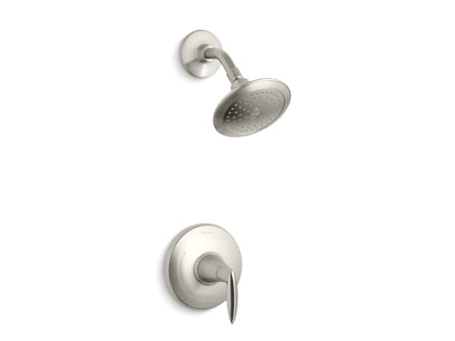 Kohler TS45106-4-BN Rite-Temp® Shower Valve Trim with Lever Handle & 2.5 Gpm Showerhead