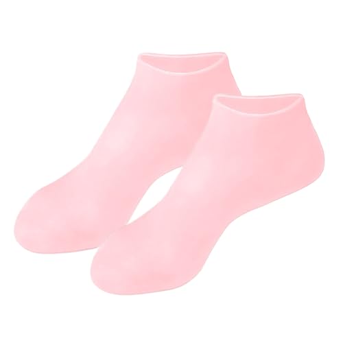 Silicone Socks, Moisturizing Foot Sleeves, Breathable Gel Heel Protectors, Soft Spa Covers with Ergonomic Design for Dry Cracked Feet Birthday Christmas Easter Gift