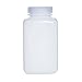 Cole-Parmer Essentials Square Wide-Mouth Plastic Bottle, HDPE, 1000mL; 6/PK