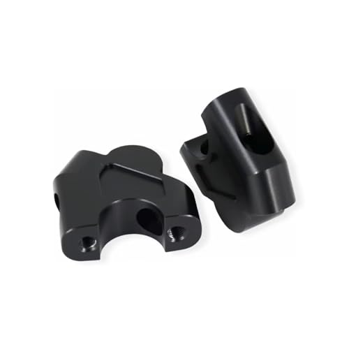 Rehausseurs de guidon pour CB500X 2020 robustes en aluminium usiné anodisé noir