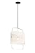 Tov Furniture Klaus Vintage Industrial Decorative Large Pendant Lighting, 40 Watts, White