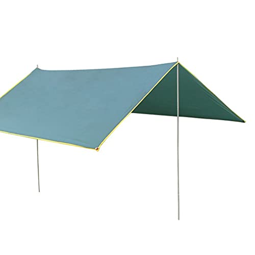 Tarp de camping avec piquets X abri de hamac imperméable et coupe-vent pour bivouac et randonnée