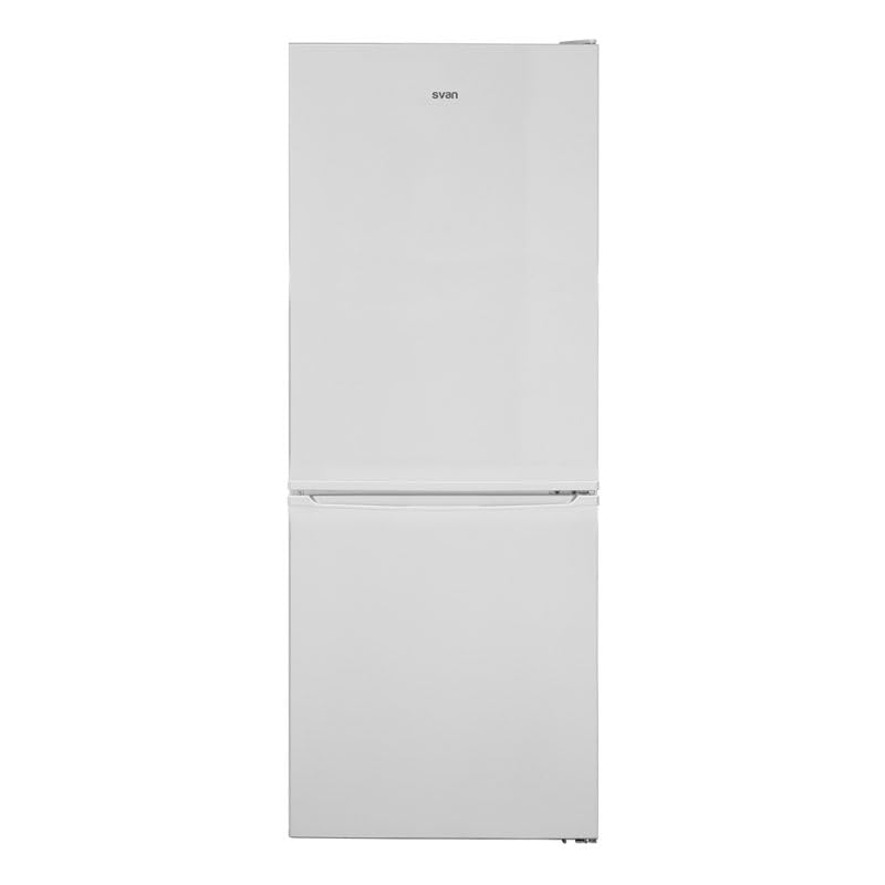 Svan Frigorífico Combi 2 Puertas Blanco SC145501E. Capacidad 202,5 Litros, No Frost, Multi AirFlow, Puerta Reversible, Bajo Nivel Sonoro, Eficiencia Energética Clase E