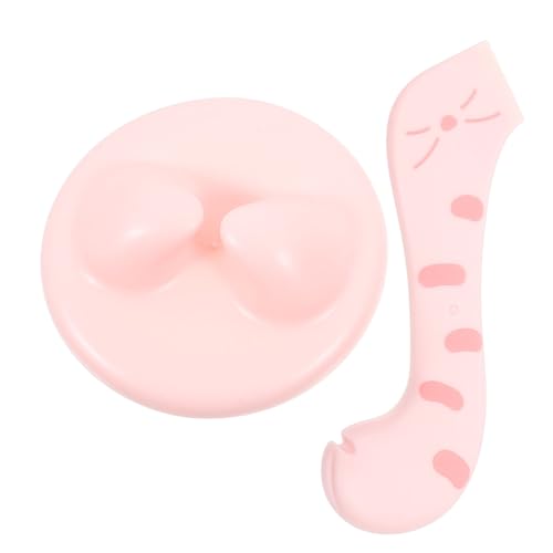 SUPVOX Pet Can Opener Lids Cats Open Cans Feeding Spoons Pet Food Covers Lids Wear-Resistant Reusable Cat Feeding Supplies