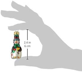 Kurt Adler Petite Treasure Glass Ornament Set for Christmas, 20 Piece