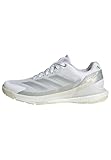 adidas Women's Zapatilla de pádel Crazyquick Boost, Cloud White/Silver Metallic/Zero Metalic, 40