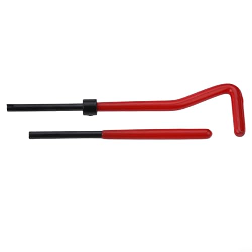 Hosrivae 30-teiliges Reparaturset für beschädigte Gewinde, Spule M6 x 1 mm, metrisches Gewinde, Set aus Stahl, Helicoil-kompatibler Gewindebohrereinsatz für Schraubenschlüssel, Bohrer, Edelstahl