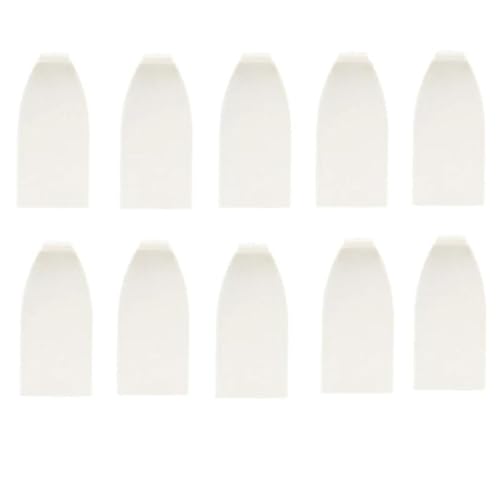 初心者向けバイオリンアクセサリー バイオリン弓のプラスチックチップアクセサリー黒と白の交換部品(Type4)