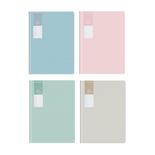 Cahier de couture B5 à lignes horizontales pastel de 36 feuilles pour patrons
