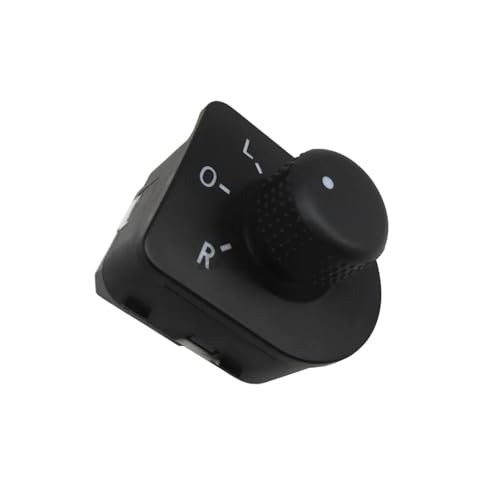 Interrupteur rétroviseur voiture pour VW Golf MK4 Bora Jetta commande latérale bouton noir