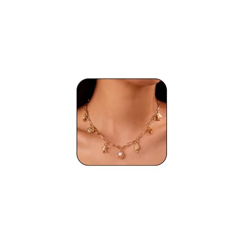 Collier étoile de mer doré élégant pour vos tenues de plage d'été