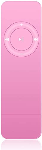 MP3-Player, 8-GB-Musikplayer, eingebauter Lautsprecher, ultraflacher Musikplayer, tragbarer verlustfreier HiFi-Sound, Unterstützung von bis zu 128 GB (Rose)