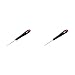 Wiha 96015 Slotted Screwdriver with Precision Handle, 1.5 x 40mm (Pack of 2)