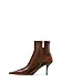 Michael Kors Women's Selina Heeled Bootie, Luggage, 8