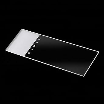 Globe Glass Microscope Slides 25 X 75 X 1 mm Frosted End 72 pcs