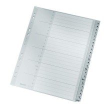 Leitz Kunststoffregister A - Z - , A4, 24 Blatt (10 Stück)