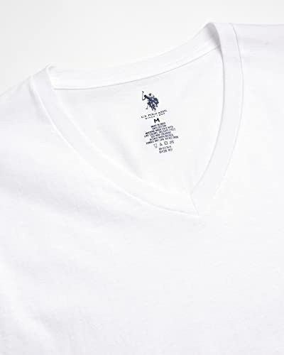 U.S. Polo Assn. Men's Undershirts - 4 Pack V Neck Undershirts for Men (S-XL)3
