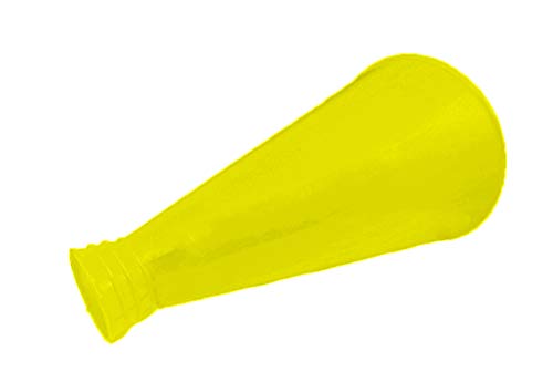 9" Yellow Plastic Megaphone Cheerleader Hollywood Movie Director Prop