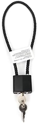 Gun Lock Tough Gun Cable Lock with Keys Easy to Use Key Turns Smoothly Trigger Lock Easy to Lock Well Built Wrapped With Soft Plastic Prevent Your Gun from Getting Scratched up 15” Cable Trigger lock
