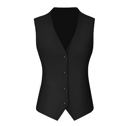 Kelyaa Women's 3 Piece Suit Lady Business Casual Office One Button Slim Fit Blazer Jacket Vest Pants Set