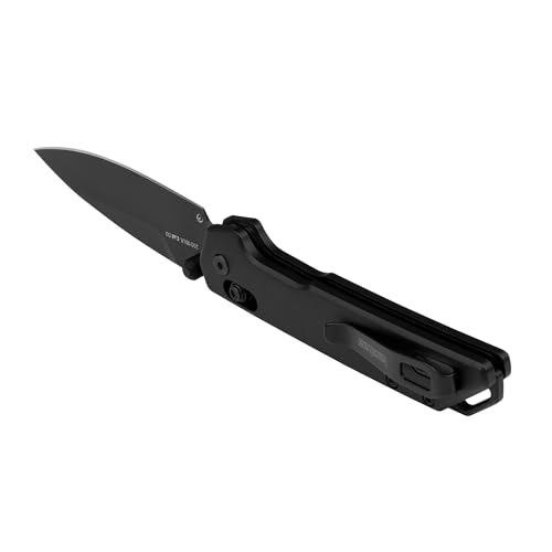 Image of Kershaw Mini Iridium Folding Pocket Knife, 3 inch D2 Steel Blade, DuraLock, Aluminum Handle, Pocketclip