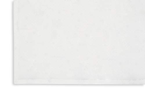 Cackleberry Home Red And White Ticking Stripe Valance Curtain Woven Cotton Lined 54 Inches W X 17 Inches L #TOP2