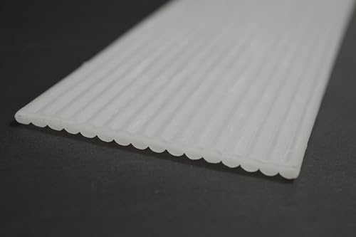 AmeriCan Goods 64/Pcs Rope Strips Dental Utility Wax Round Rope White 3/16