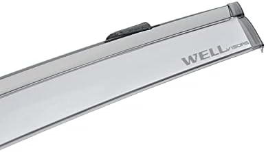 WellVisors Window Visors Wind Deflectors Compatible with BMW F39 X2 2018-2023 with Black Trim Rain Guards 3-847BM014